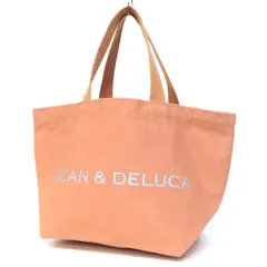 WE25116 新品同様 極美品 DEAN&DELUCA ディーン&デルーカ ミニ トートバッグ キャンバス ロゴプリント 舟形 ハンドバッグ  ショッピングバッグ エコバッグ ピンク