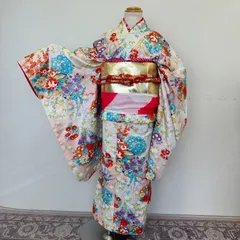 着物と帯 時流】O24304◇七五三 7才女の子着物◇手描き友禅 百貨店取扱