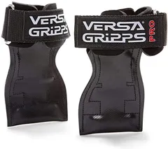 Versa Gripps PRO パワーグリップ 筋力トレーニング・リストラップ(Black/黒,  R/L:18.1-20.5cm)