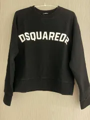 DSQUARED² 古着 ロゴ スカル 発泡プリント スウェット トレーナー