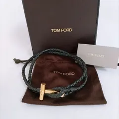 最終値下げ‼️TOMFORD レザーブレスレット　ブラックゴールド a6l3ddnerhni792.jpg