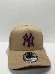 Newera ニューヨークヤンキース ワールドシリーズ1999 9forty A-FRAME スナップバックキャップ ベージュカラー