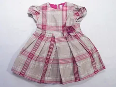 イルグッフォ il gufo マメール アウトレット 子供服 女の子 2歳 約 90cm ベビー服 半袖 フォーマル ドレス ワンピース ベージュ 赤 発表会 結婚式 パーティー 春 夏 ★4 ガールズ キッズ ベビー 【中古】 ユーズドのサムネイル