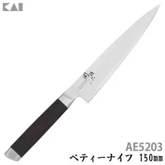 【公式】包丁 関孫六 貝印 関孫六 ダマスカス ペティーナイフ 150mm AE5203のサムネイル