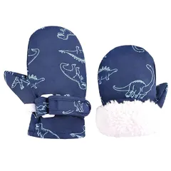 TRIWONDER ミトン 赤ちゃん 手袋 グローブ 防寒 アウトドア 冬用 子ども ベビー用品 幼児 キッズ 男の子 女の子 (ネービーブルー，2-4歳)のサムネイル