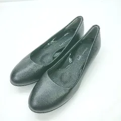 ◇ Θ lady worker フラットシューズ サイズ23 ブラック レディース E  【1502030020601】