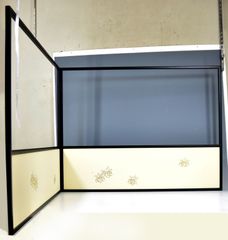 「桐絵　風炉先　屏風（京間）」 風炉先屏風 上透 茶道具 衝立 高二尺七寸×三尺一寸 紙箱
