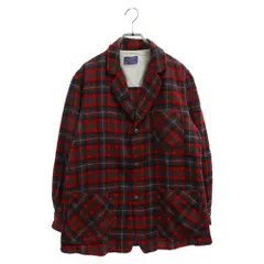 PENDLETON (ペンドルトン) 50's Wool Tailored Jacket チェック柄 ウール テーラードジャケット レッドのサムネイル