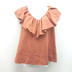 ◇ ROSE BUD クルーネック 薄手 夏向け シンプル フェミニン ノースリーブ Tシャツ 表記なし オレンジ レディース E  【1310300013792】のサムネイル