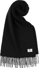 Elensia エレンシア カシミヤ １００％ マフラー レディース メンズ 無地 全９色(ブラック)