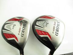 カタナゴルフ　フェアウェイウッド3W5Wの2本セット　SWORD ATC 589-α　オリジナルカーボンRフレックス　カバーなし