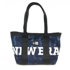 【超美品】ニューエラ カートバッグ ネイビー×黒 総柄 内外ポケットゴルフ New Era