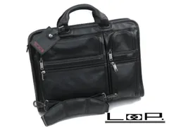 【値下げ】■美品■　トゥミ 2WAY ハンド ショルダー ビジネス ブリーフ バッグ ブラック レザー 96114D4 【33162】 2026年最新】tumi 96114d4の人気アイテム - メルカリ