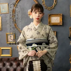 ★着物10★ 即決 化繊 袋帯 裂取 菊 唐草 流水 亀甲 六通柄 未仕立て品 長さ454cm [同梱可] ☆☆☆ 袋帯 西陣菊唐草 | 帯 | やまとオンラインストア