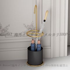 アンブレラ スタンド ラグジュアリー 円筒 ホテルライク おしゃれ かわいい インテリア 北欧 傘立て スリム ショップ ゴールド ブラック
