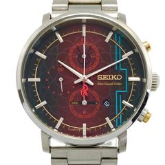 【希少】セイコー　SEIKO　SZER085　7T92-HCG0　Fate/Grand Orderコラボ　セイバー　千子村正モデル　クォーツ　赤　クロノグラフ　デイト表示