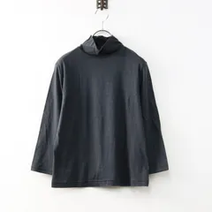 群言堂ノースリーブ ハイネックチュニック 黒×ダークグリーン