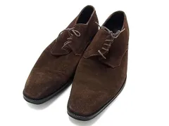BURBERRY バーバリー スエード ドレスシューズ サイズ 25 (約25.0cm) 靴 メンズ ブラウン系 DI3228