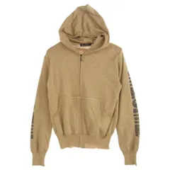 HYSTERIC GLAMOUR ヒステリックグラマー 01173ND05 アームロゴ ラメ ジップアップ パーカー ゴールド系【中古】
