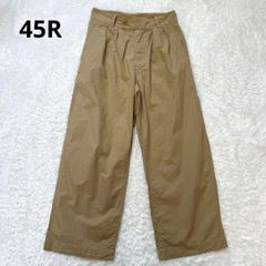 45R クックウェザーのシャルロットバギー パンツ ストレート ベージュ