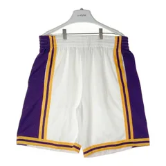 ミッチェル&ネスレイカーズバスパンL mitchell&ness Lakers shorts レイカーズ バスパン - メルカリ
