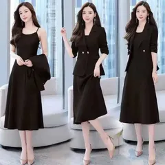 スーツ 入学式 ママ レディース 大きいサイズ スカートスーツ おしゃれ 卒業式 母 卒園式 入園式 ワンピース セットアップ ブラックフォーマル セレモニー オールインワン 七五三 お宮参り M250315-223