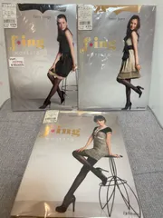 Fing MOTESTO ストッキング 3点セット 未使用 M-L スワロフスキー装飾入り