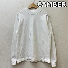 CAMBER キャンバー Tシャツ 長袖 USA製 タートル モック ネック ヘビーウェイト コットン 長袖 Tシャツ ロンT 白 ホワイトのサムネイル