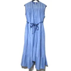 【美品】BLAMINK ブラミンク 23年 ノースリーブ　ロングワンピース v_429121_00.jpg?$500$