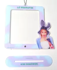 【中古】収納・携帯用アイテム キム・チェウォン CRAZY プラチナムザッカスタンド付プリクラケース 「LE SSERAFIM」