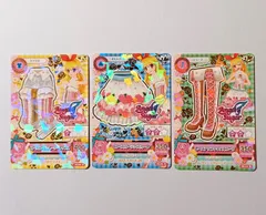 アイカツ　ローズガーデン レースアップイエローブーツ　特典5枚セット　星宮いちご アイカツ ローズガーデン レースアップイエローブーツ 特典5枚