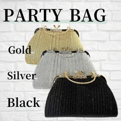 パーティーバッグ ハンドバッグ 結婚式 フォーマル がま口 2way  高級 シルバー ゴールド ブラック 成人式 卒業式 卒園式  入学式 七五三 披露宴