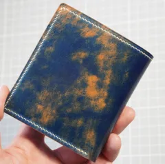 【アウトレット品】シェルコードバン コンパクトウォレット