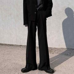 90s GLENOAKS ブラック フレアスラックス モード 古着 黒 - メルカリ
