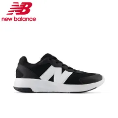 ニューバランス キッズ スニーカー 黒 白 ジュニア ランニングシューズ new balance 578 v1 Lace 子供 靴 通学 体育 スポーツ 運動靴 ブラック/ホワイト GK578
