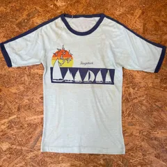 US古着 ヴィンテージ リンガーTシャツ 半袖 USA アメカジ ビンテージ VINTAGE ユーズド USED 古着