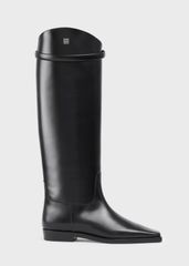 TOTEME The Riding Boot レザー スクエアトゥ ブーツ