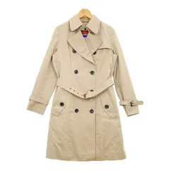 BLUE LABEL CRESTBRIDGE ブルーレーベル クレストブリッジ トレンチコート 55A10-200-42 レディース サイズ38 ベージュ アウター DL16775■