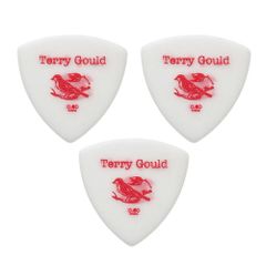 Pickboy ピックボーイ ギターピック GP-TG-RS/06 Terry Gould Sand Grip 0.6mm 3枚入り ホワイト トライアングル ポリアセタール滑り止めピック