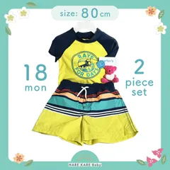 【Carter's】ボーイズスイムウェア2ピースセット | ラシュガード・スイムパンツ [18ヶ月]のサムネイル