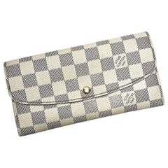 ☆☆LOUIS VUITTON ルイヴィトン ポルトフォイユ・エミリー N63021 ダミエ・アズール 長財布 レディース ゴールド金具