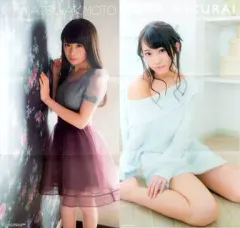 【中古】ポスター・タペストリー(女性アイドル) 両面BIGお風呂ポスター(三つ折) 秋元真夏＆桜井玲香(乃木坂46) ヤングガンガン2015年1月2日号No.01特別付録のサムネイル