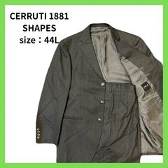 CERRUTI1881 テーラードジャケット リネン混 日本製 背抜 チェック 