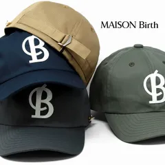 MAISON Birth (メゾンバース) コーデュラナイロン メンズ 綿 コットン 帽子 キャップ レディース CORDURA キャップ メンズ 春夏帽子 日本製 上品 【TB】のサムネイル