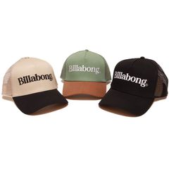 BILLABONG ビラボン BF011900 TRUCKERCAP ロゴキャップ 帽子 キャップ アクセサリー 小物 ユニセックス コットンツイル素材 2025年春夏モデル