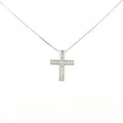 PT900/PT850 クロス ダイヤモンド ネックレス 0.70CT