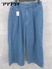 ◇ SENSE OF PLACE by URBAN RESEARCH インディゴ染め タック ワイド パンツ サイズ38 インディゴ レディース 【中古】 【1002800542581】のサムネイル