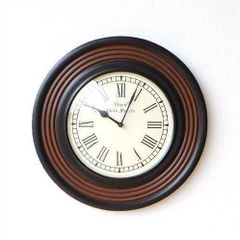 Village Vanguard 大型時計 ムーンフェイズ 掛時計 木製 - メルカリ