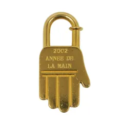 ◇エルメス◇カデナ ハンド 2002年 ゴールド チャーム ブランド エルメス HERMES カデナハンド2002 ゴールド メタル レディース