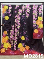 振袖 豪華 銀通し 刺繍 金彩 紋意匠 身丈172cm 躾糸付き MO2815